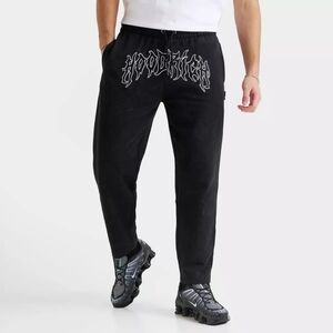 Hoodrich Spectral Jogger Sweatpants Black Size XL Streetwear Logo Patch